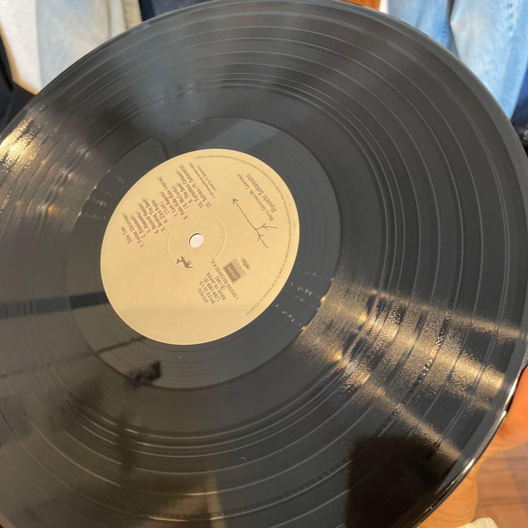 国内初版！帯付き！坂本龍一 戦場のメリー・クリスマス LP レコード
