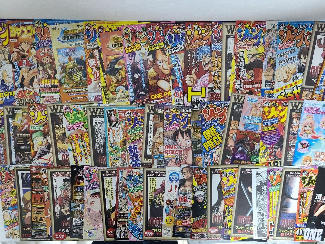 ワンピース　1巻～114巻　コミックスニュース　ジャンパラ　ジャンコミ　チラシ