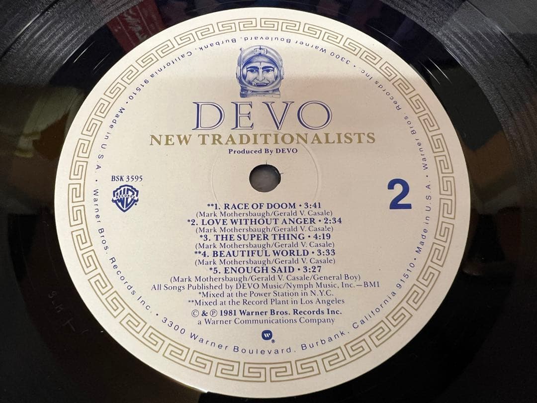 DEVO New Traditionalists LP洋楽　w/7inch
