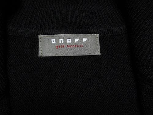 新品 オノフ/ONOFF ゴルフ　アーガイル柄 フルジップニットベスト/L