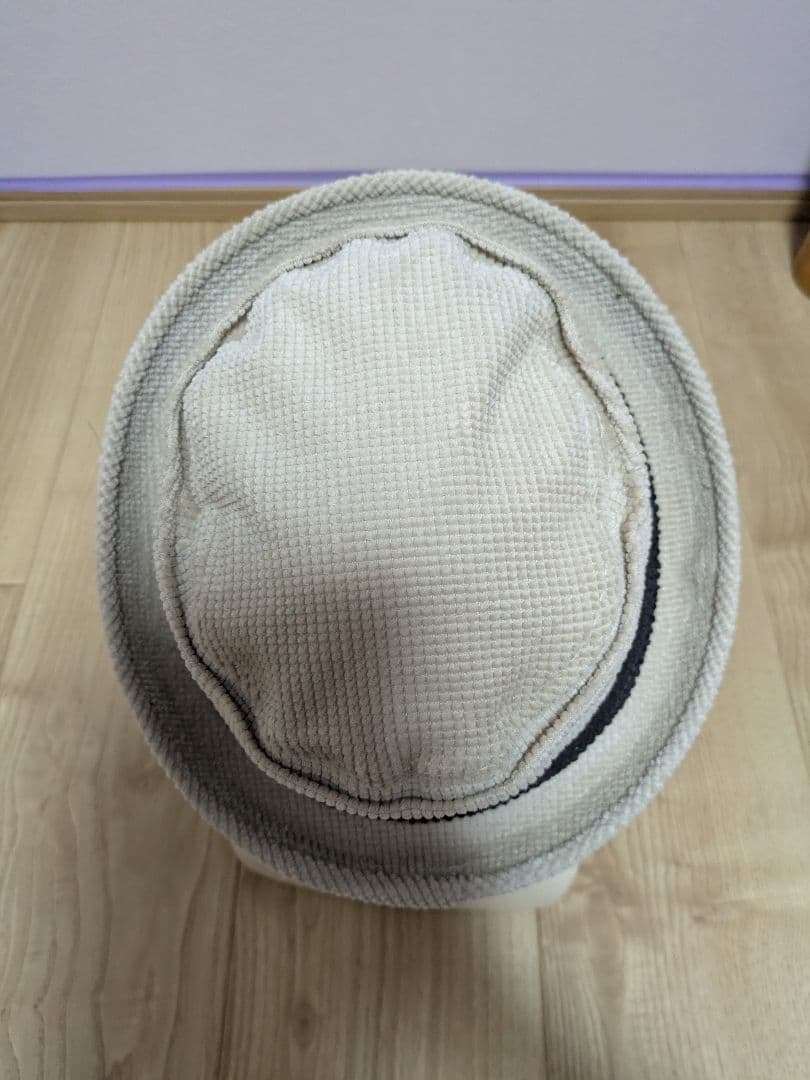 新品　希少　NEWYORKHAT USA製 ポークパイハット　ベージュ　L