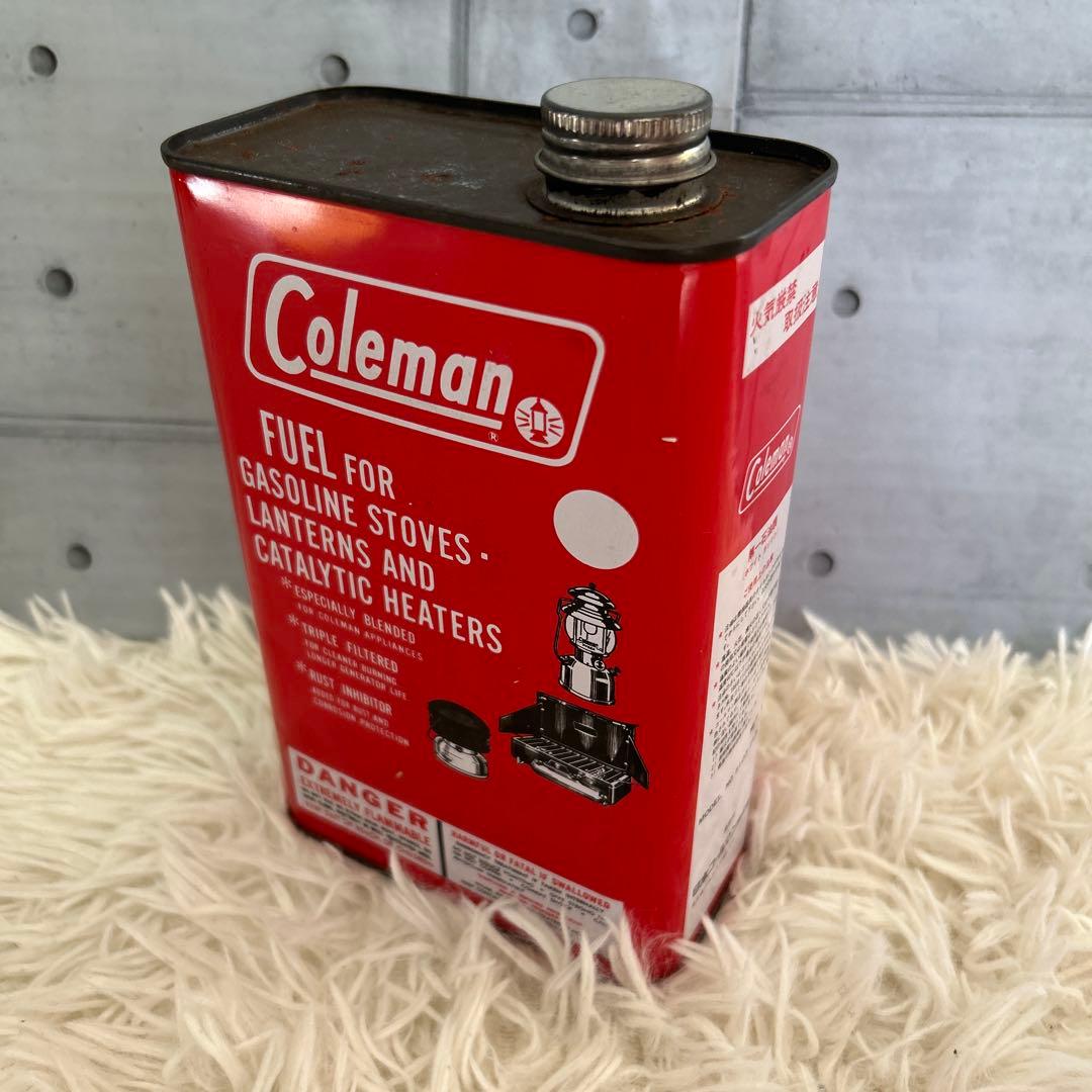 【レア】coleman ビンテージコールマン　ガソリン缶　レトロ　キャンプ