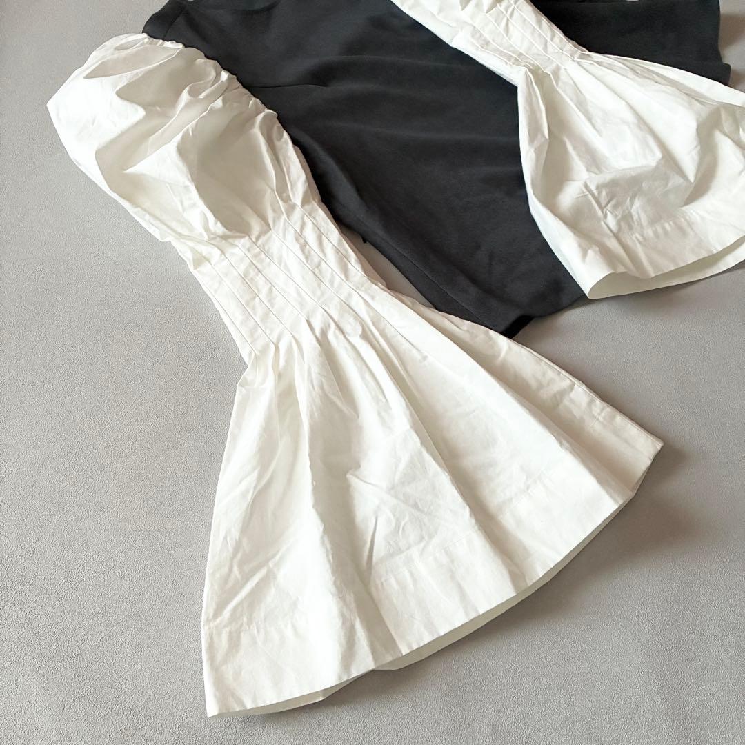 【タグ付未使用】non tokyo パワーショルダーブラウス 定価3.8万