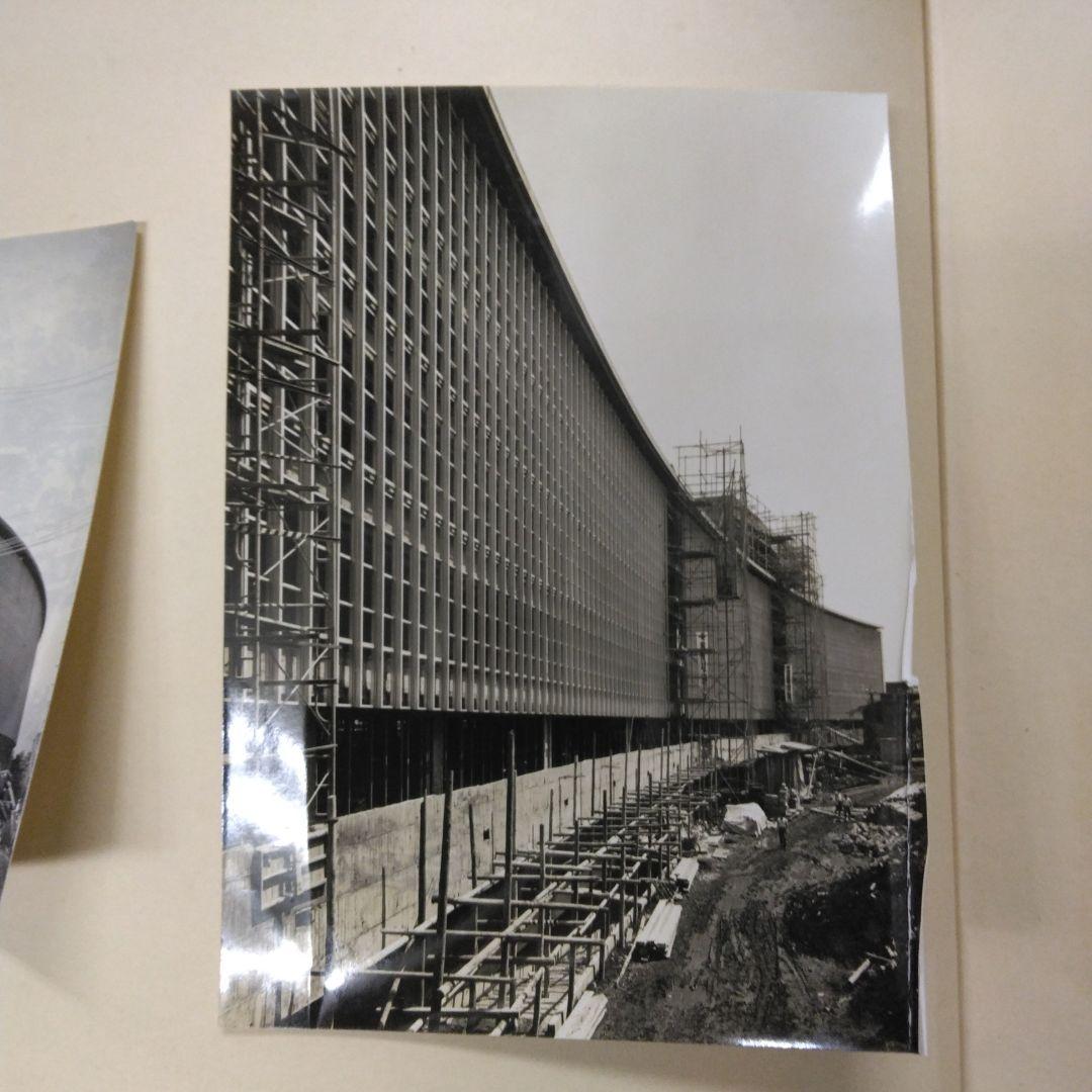 三輪晃久撮影/渋谷総合庁舎及び公開堂新築工事記録・竣功写真集(モノクロプリント)
