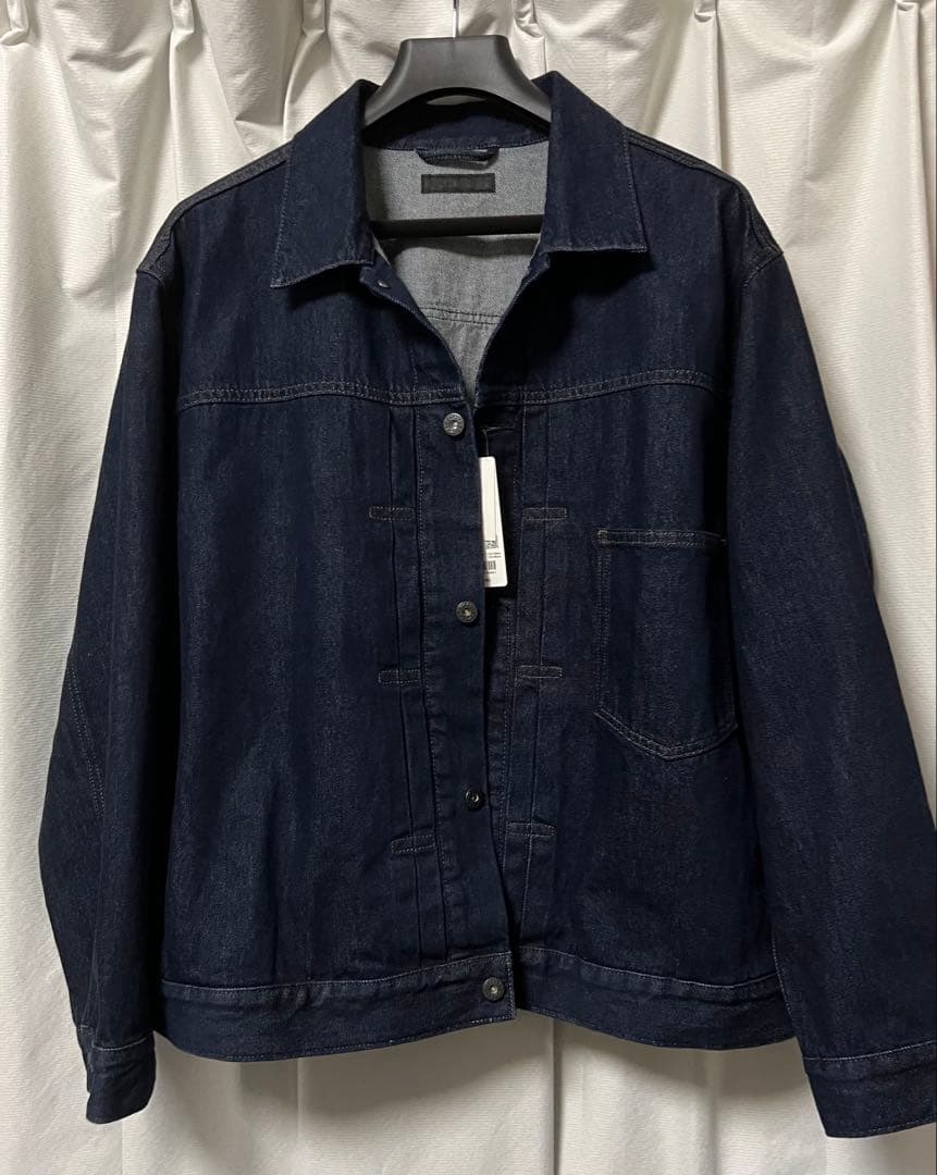 ユニクロ　デニムトラッカージャケット　68BLUE XXL
