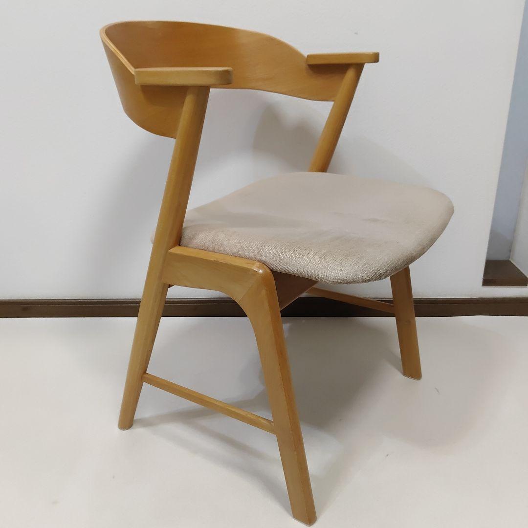 モモナチュラル LAME CHAIR ダイニングチェア タモ材 北欧スタイル