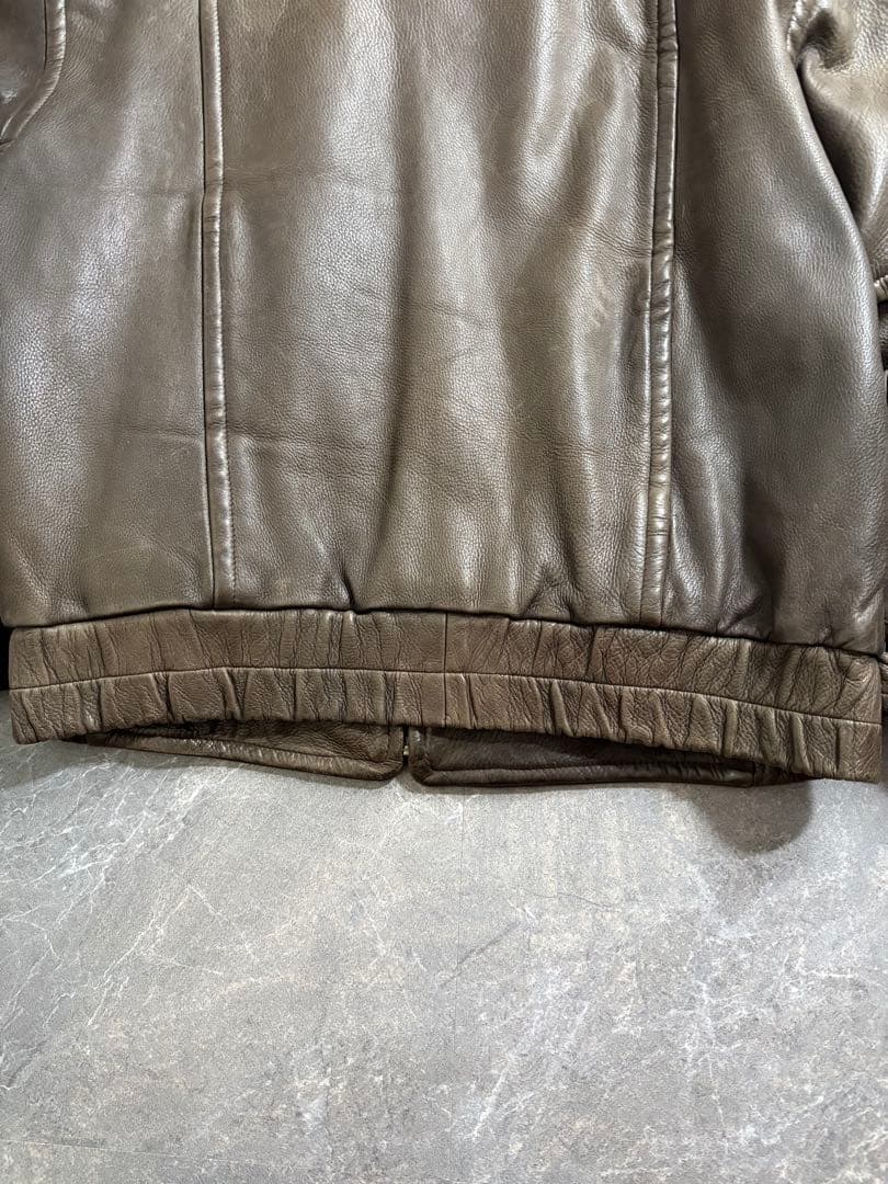 ジャケット・アウター 90s good fade real leather flight jacket