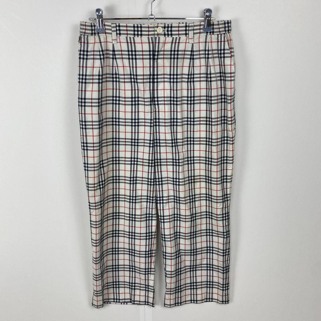 訳あり BURBERRY GOLF バーバリーゴルフ ノバチェックパンツ 13号