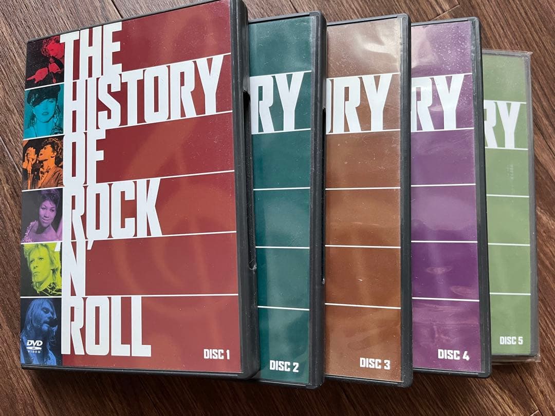 レア品⭐︎【5巻セットDVD】ヒストリー・オブ・ロックンロール Vol.1〜5