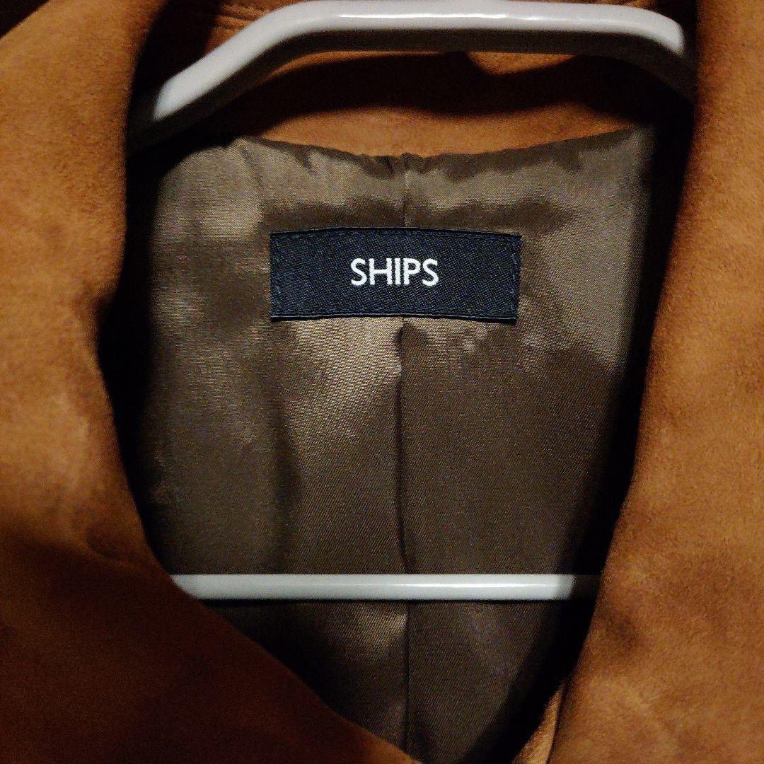 SHIPS　スウェードレザージャケット　Lサイズ