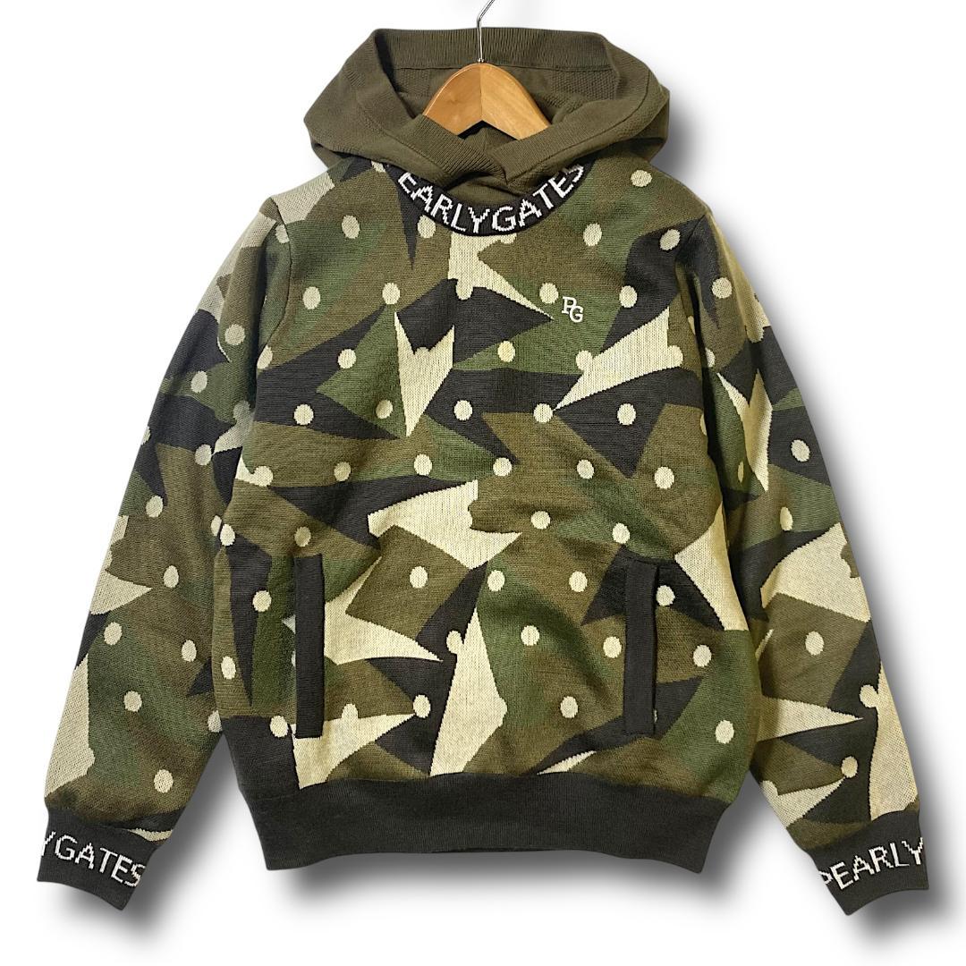 定価51700円 4 パーリーゲイツ ニット セーター プルオーバー 3WAY