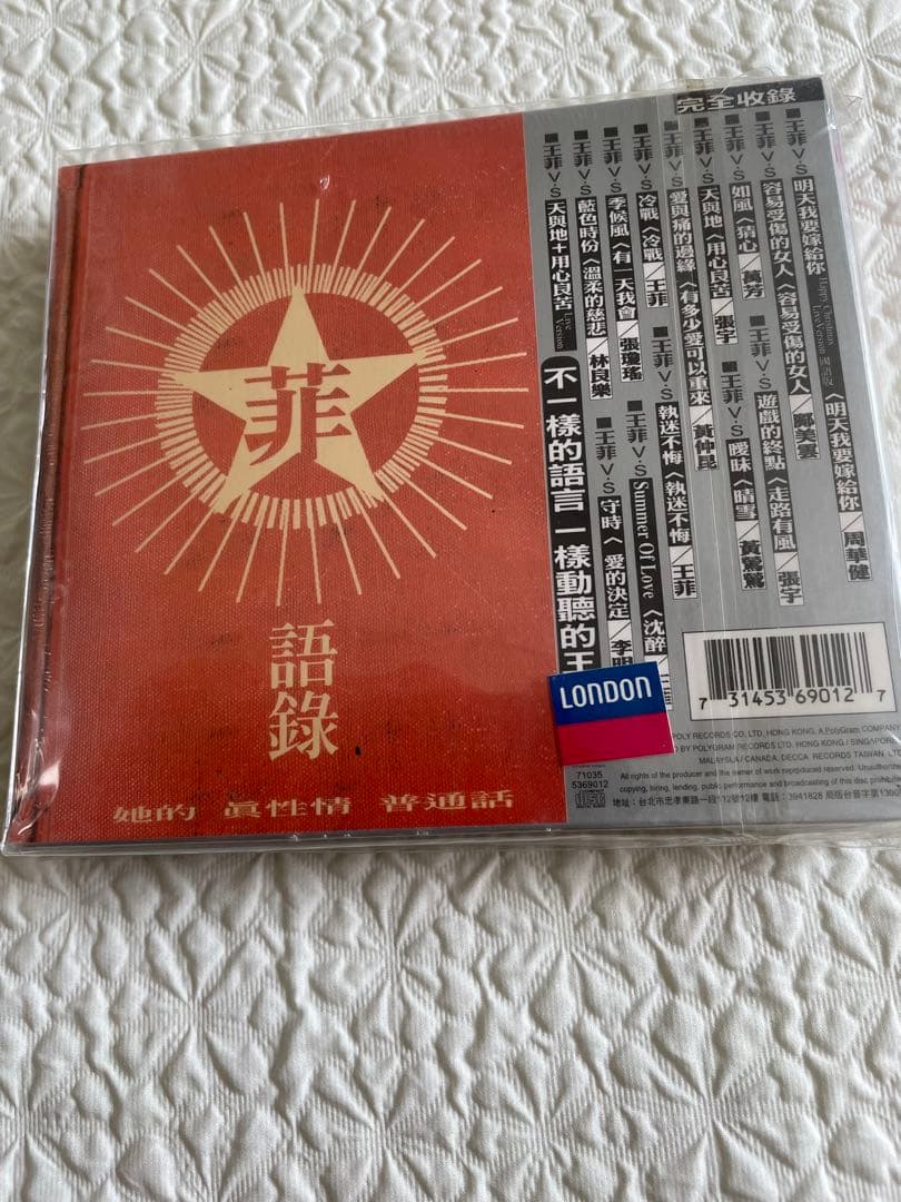 「王菲唄誰誰就紅」未開封Best Collection of Faye Wong