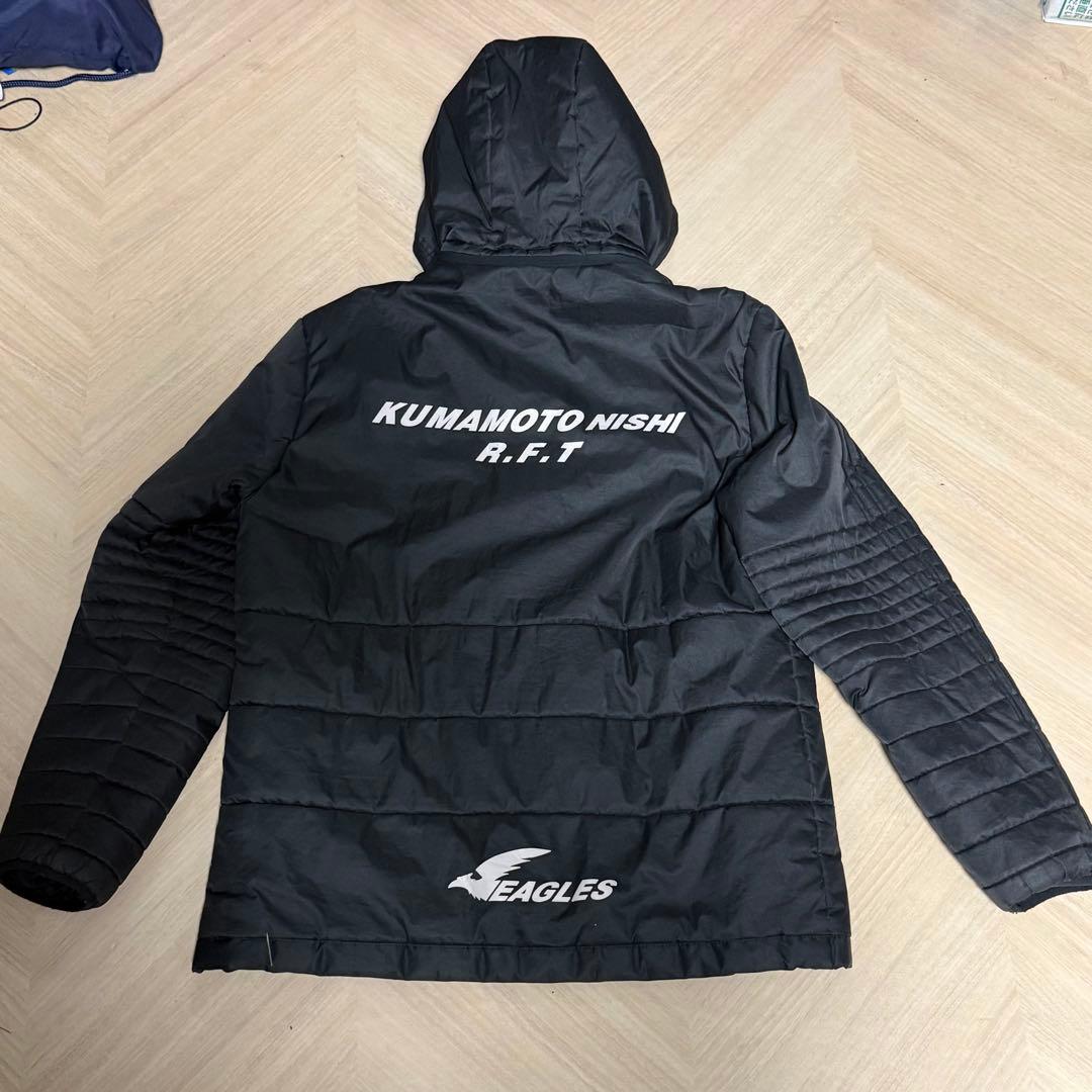 熊本西高校ラグビー部　ウィンドブレーカー　adidas