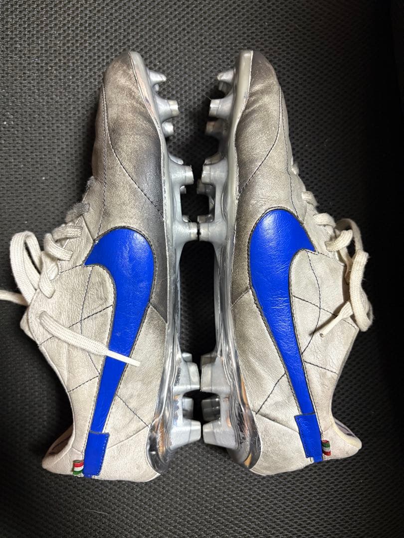 Nike サッカーシューズ グレー/ブルー FG