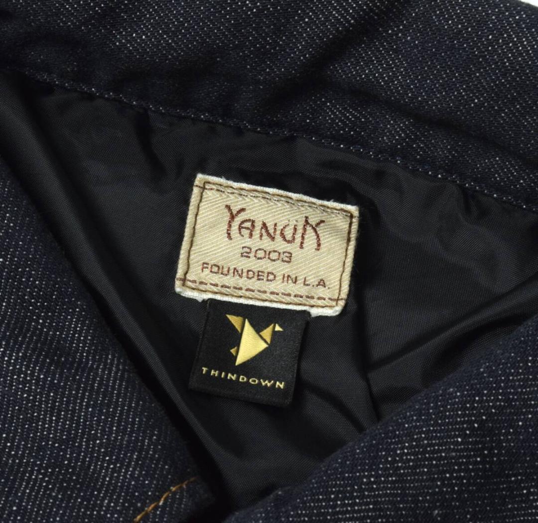 未使用7.4万 YANUK ダウン入り デニムジャケット Ｇジャン M