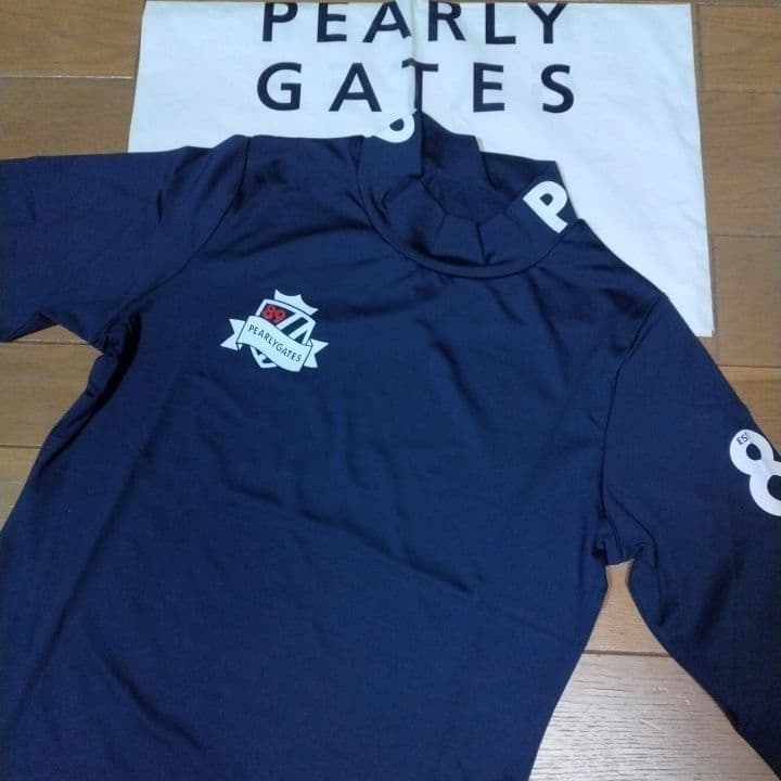 ⭐新品⭐パーリーゲイツ⭐長袖モック⭐濃紺⭐L⭐