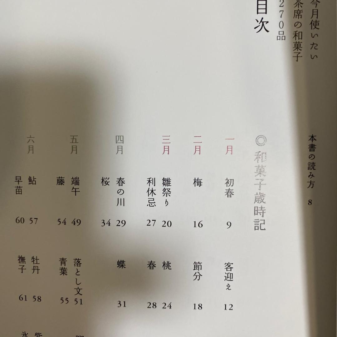 茶席での和菓子に関係する書籍3冊セット(中古美品）
