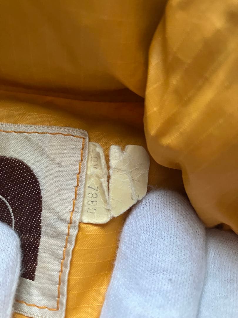 70s 茶タグTHE NORTH FACE ノースフェイス　ダウンベスト　XXS