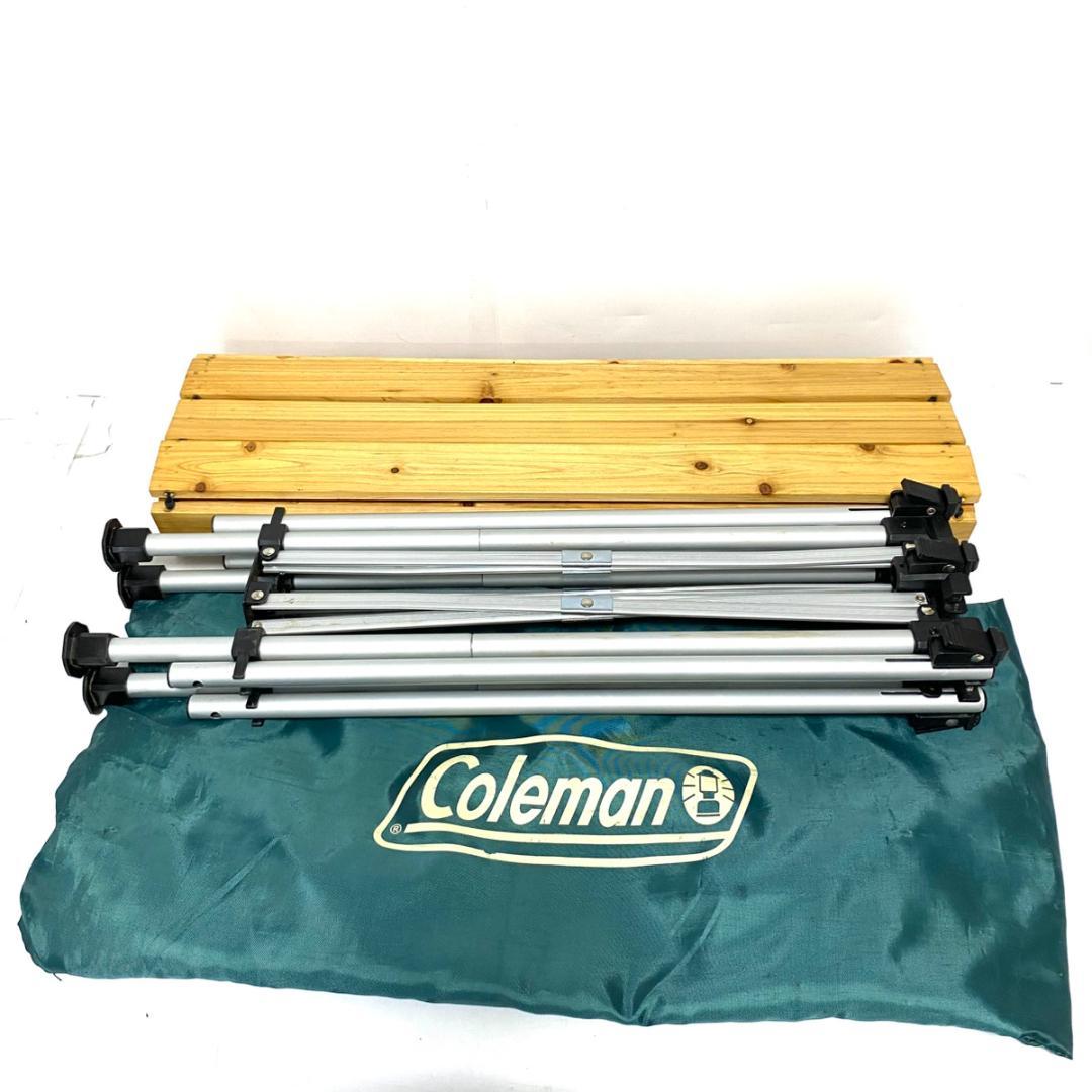 Coleman コールマン ナチュラルウッドロールテーブル120