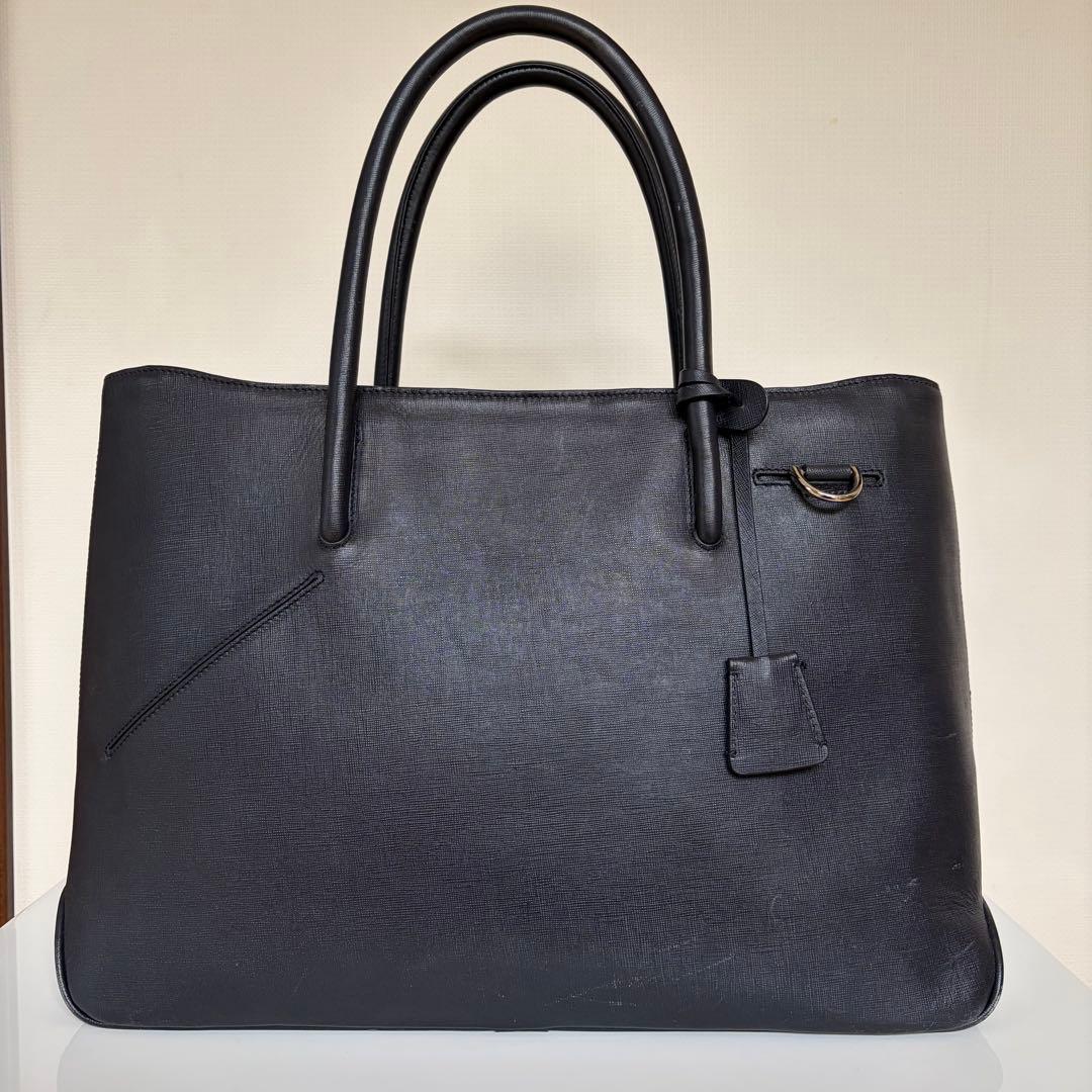 PID レザー トートバッグ 2WAY ネイビー