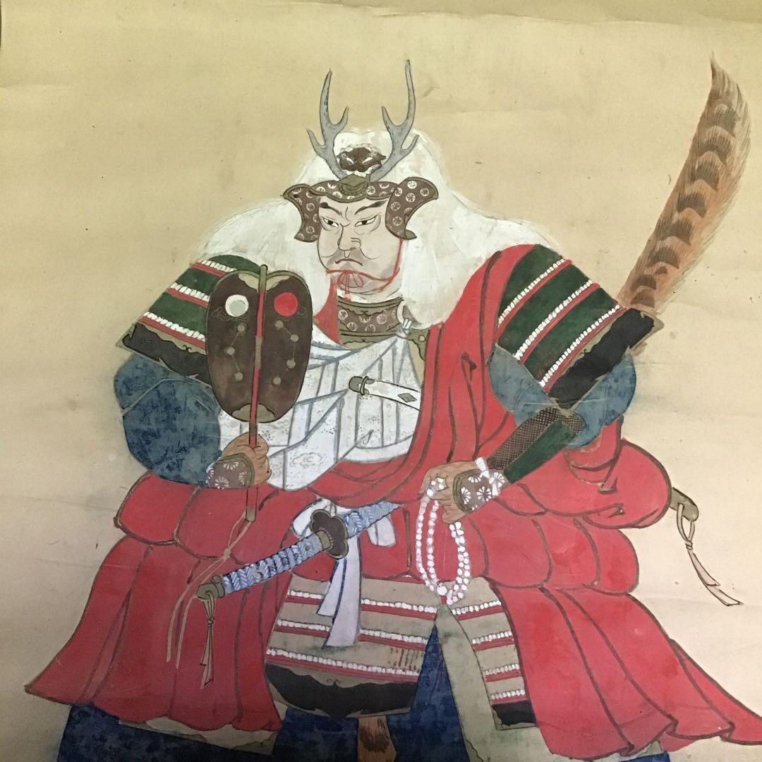 武田信玄￼古画　軸装　　　G2