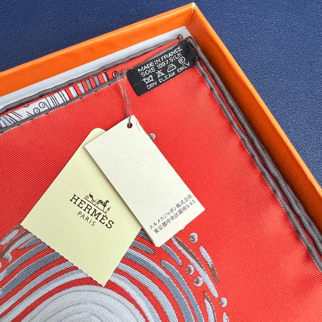 HERMES カレ90 シルクスカーフ