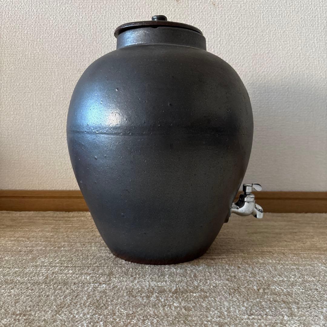 活水器　陶器１３L 素焼きの瓶　きららの石　フォーユー　常滑焼