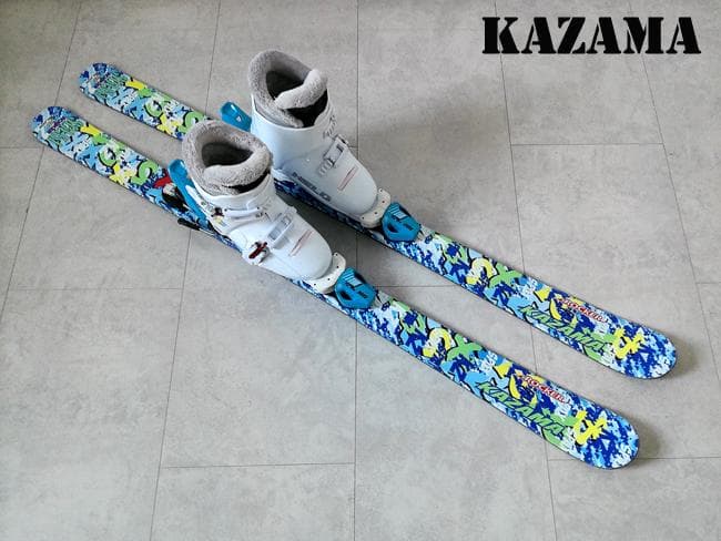 KAZAMA ジュニア スキー3点セット126cm HELDスキーブーツ21cm