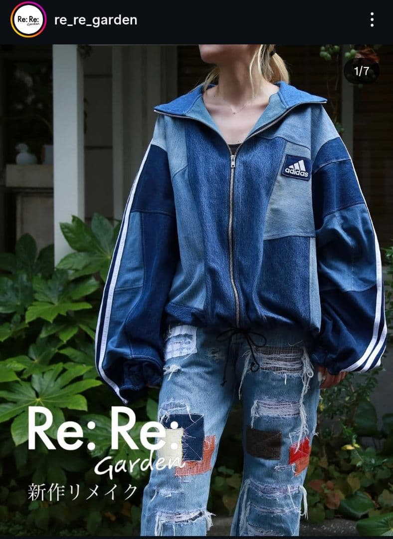 adidas リメイクデニムジャケット　これ以上値下げ不可