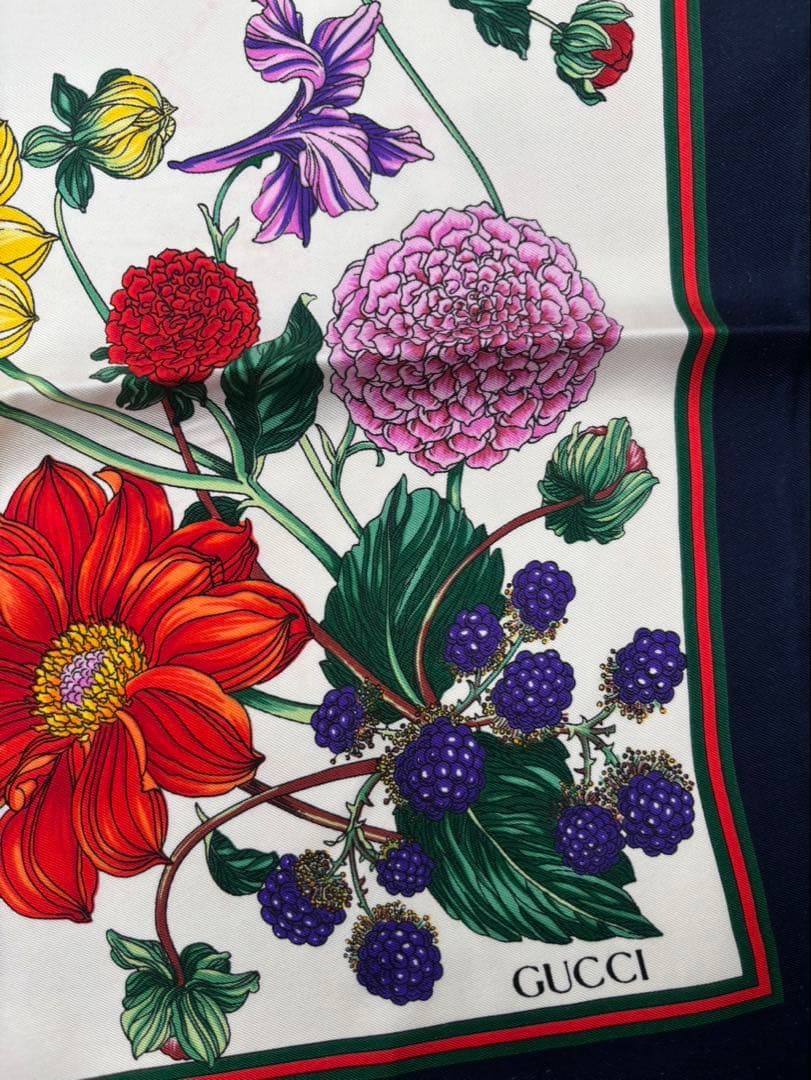グッチ GUCCI スカーフ レディース ブランド シェリー シルクGGロゴ