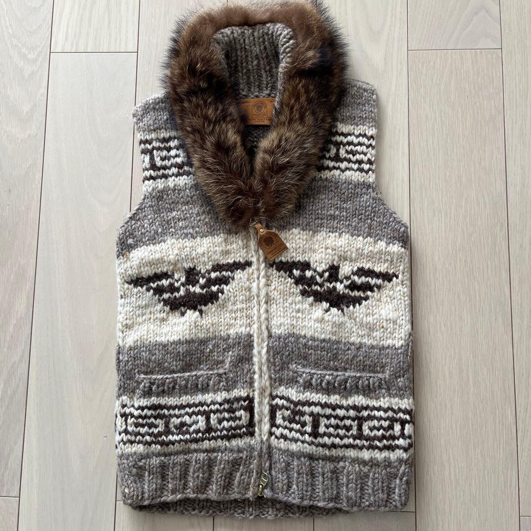 CANADIAN SWEATER COMPANY 100%ウールベスト 34