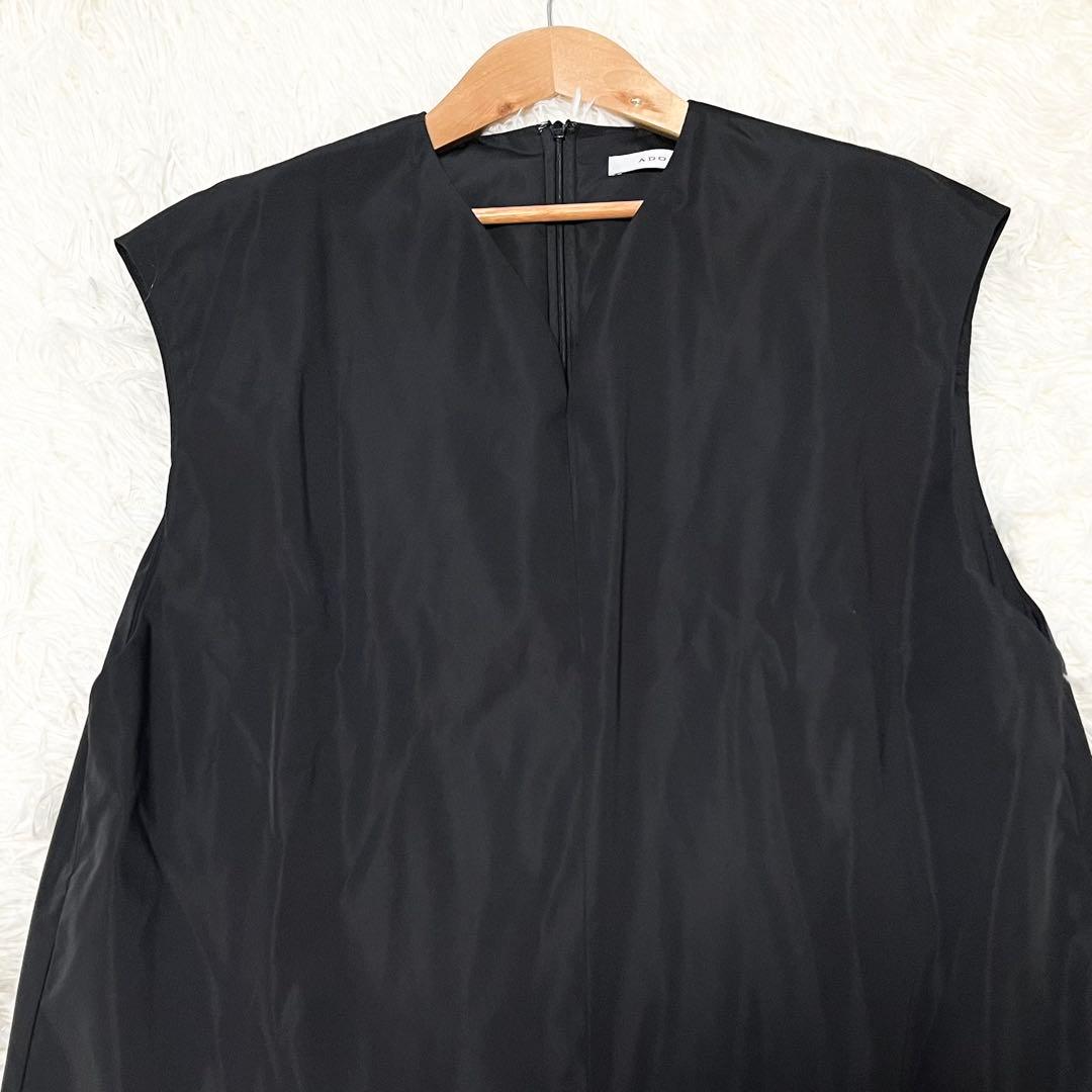 【完売品】24SS✨️美品 アドーア アルチザンタフワンピース ブラック 38