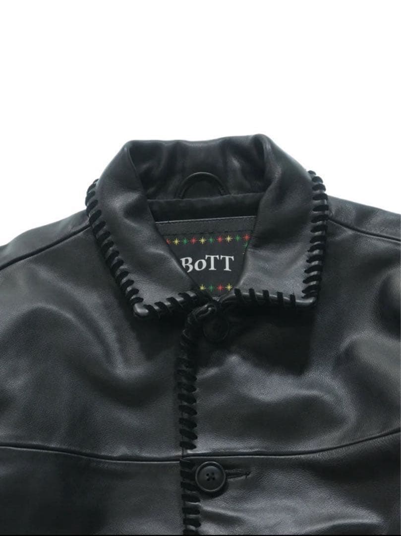 BOTT Stitched Leather Jacket 定価14万3千
