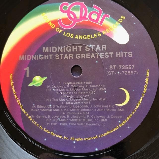 【US盤LP】ミッドナイト・スター / Greatest Hits / y118