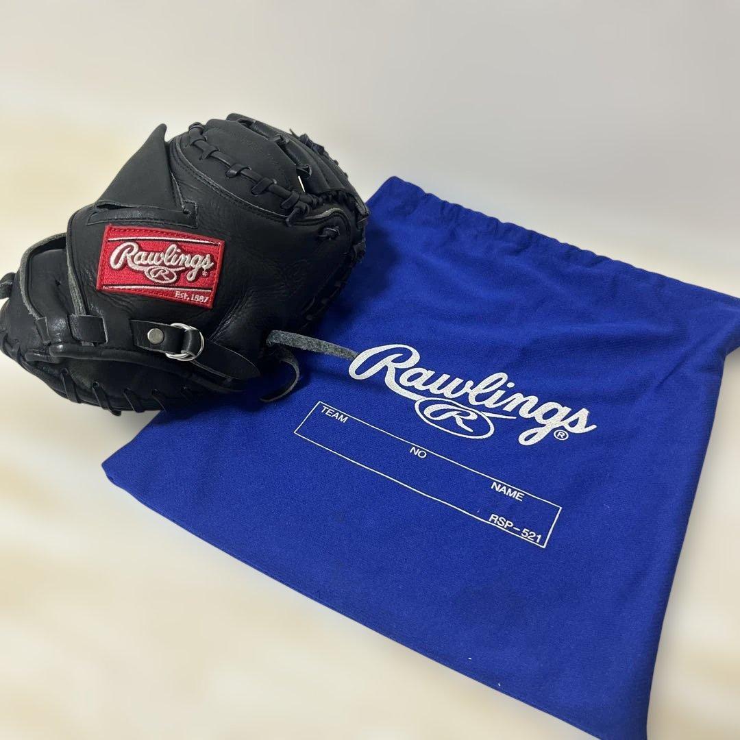 希少 Rawlings RG405C キャッチャーミット 軟式 アシックス 良革
