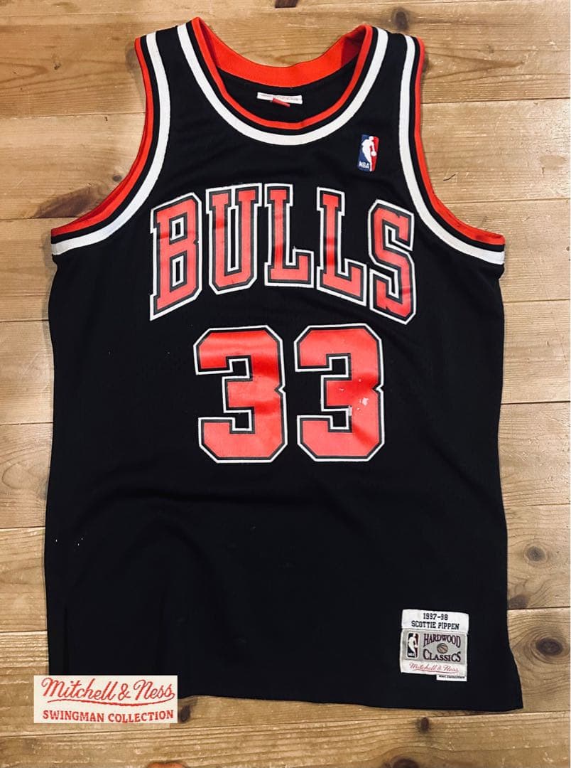 ユニフォーム 古着 90s Mitchell & Ness ブルズ PIPPEN