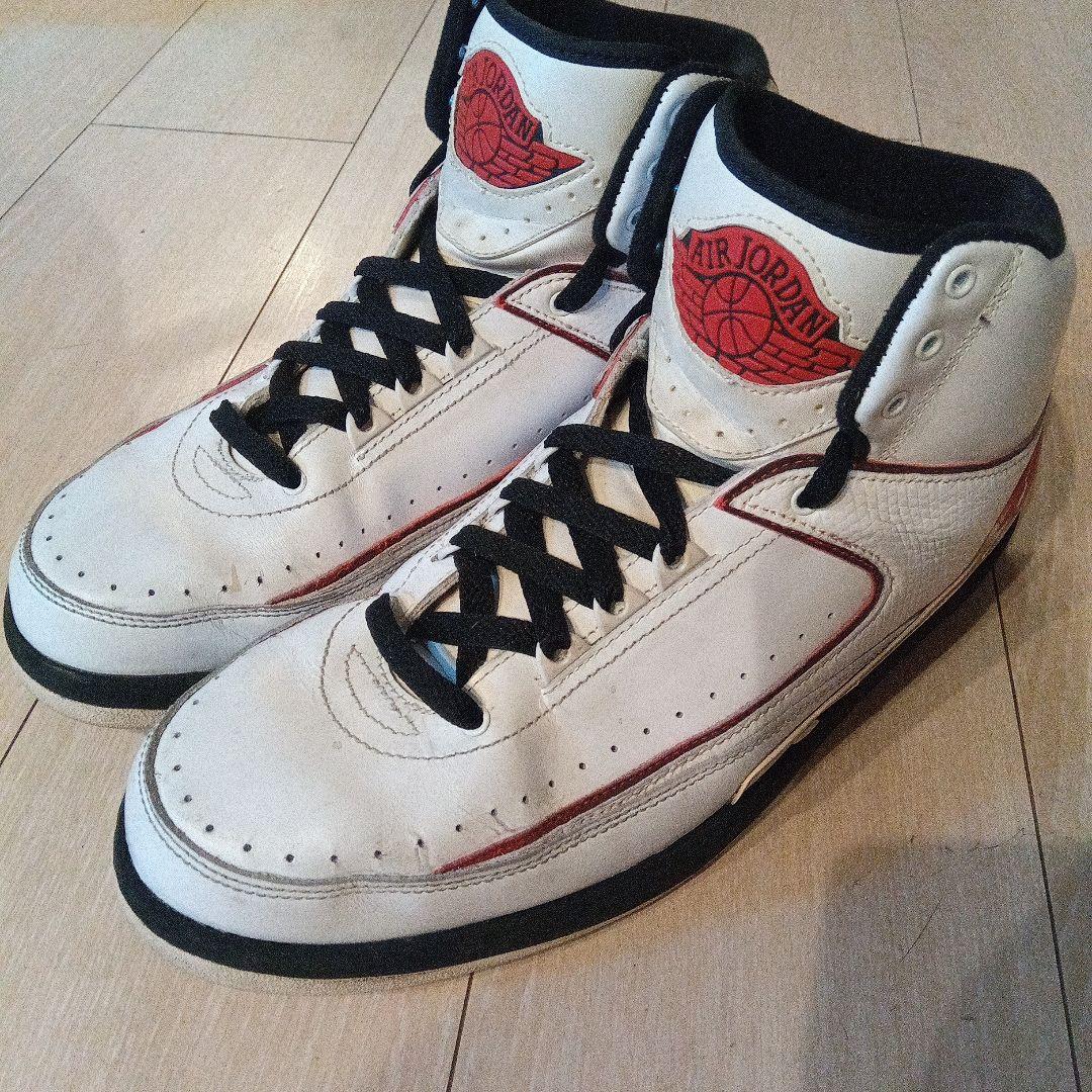 Air Jordan 2 バスケットボールシューズ ホワイト/レッド