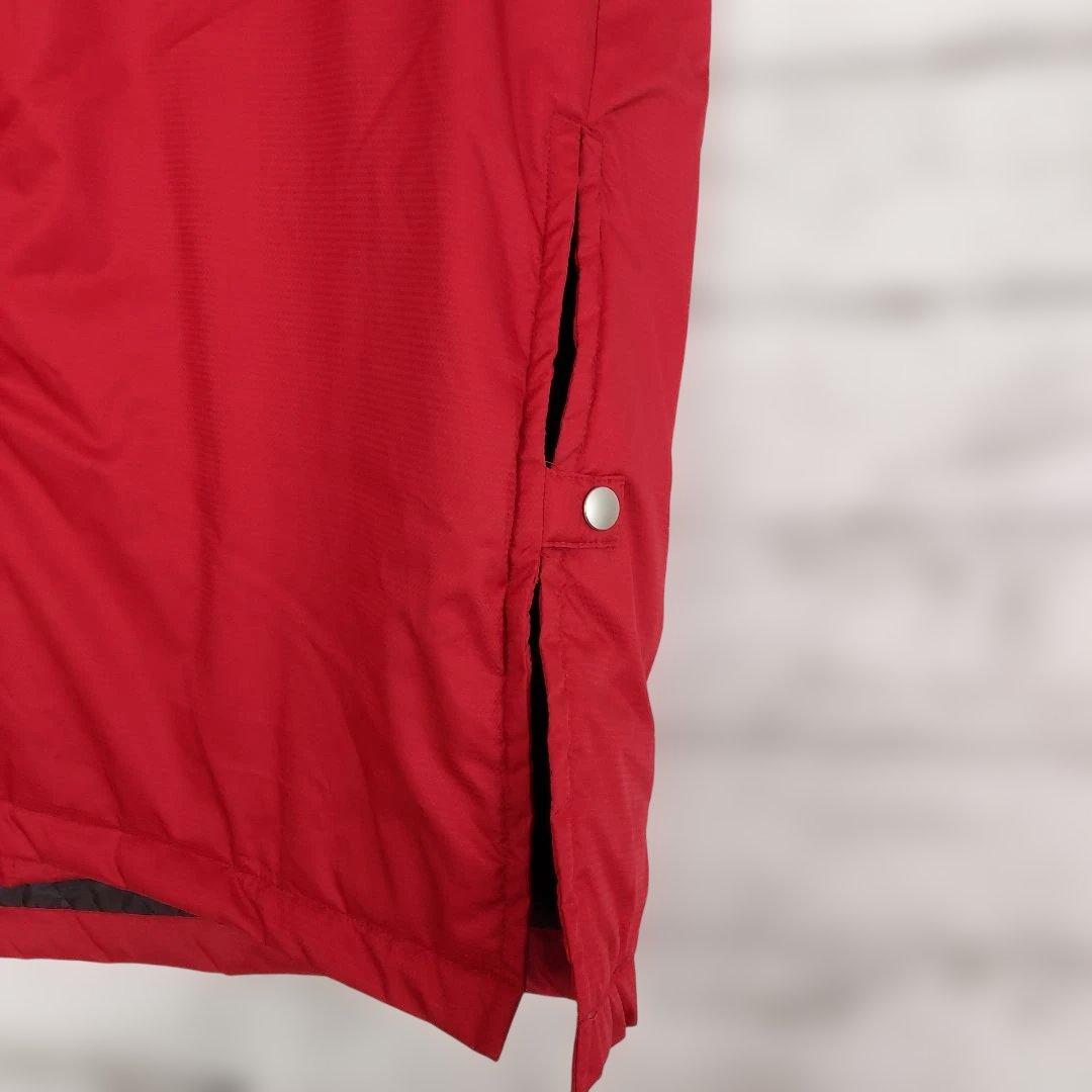adidas 赤 ストライプ ベンチコート
