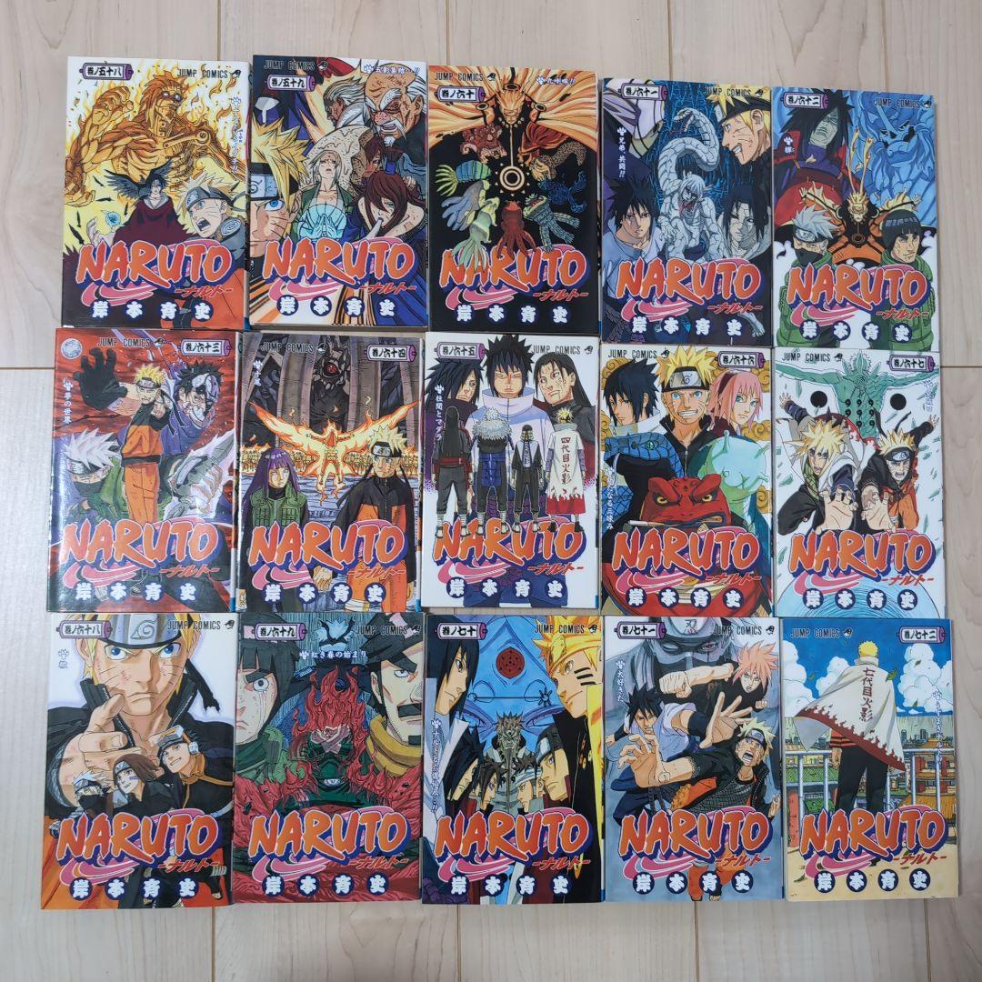 ナルト　NARUTO　全72巻＆関連本12冊付　送料無料