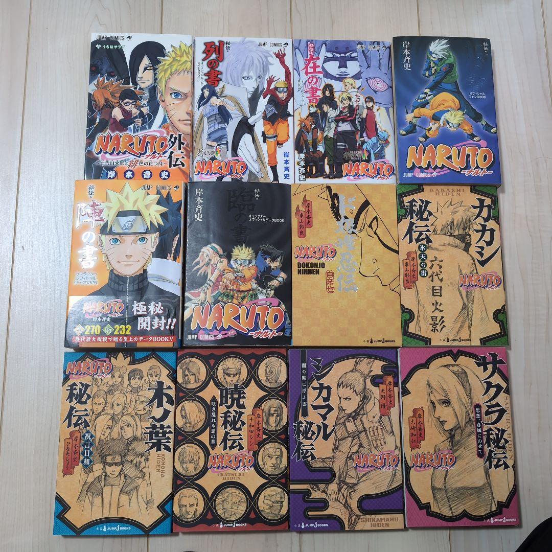 ナルト　NARUTO　全72巻＆関連本12冊付　送料無料