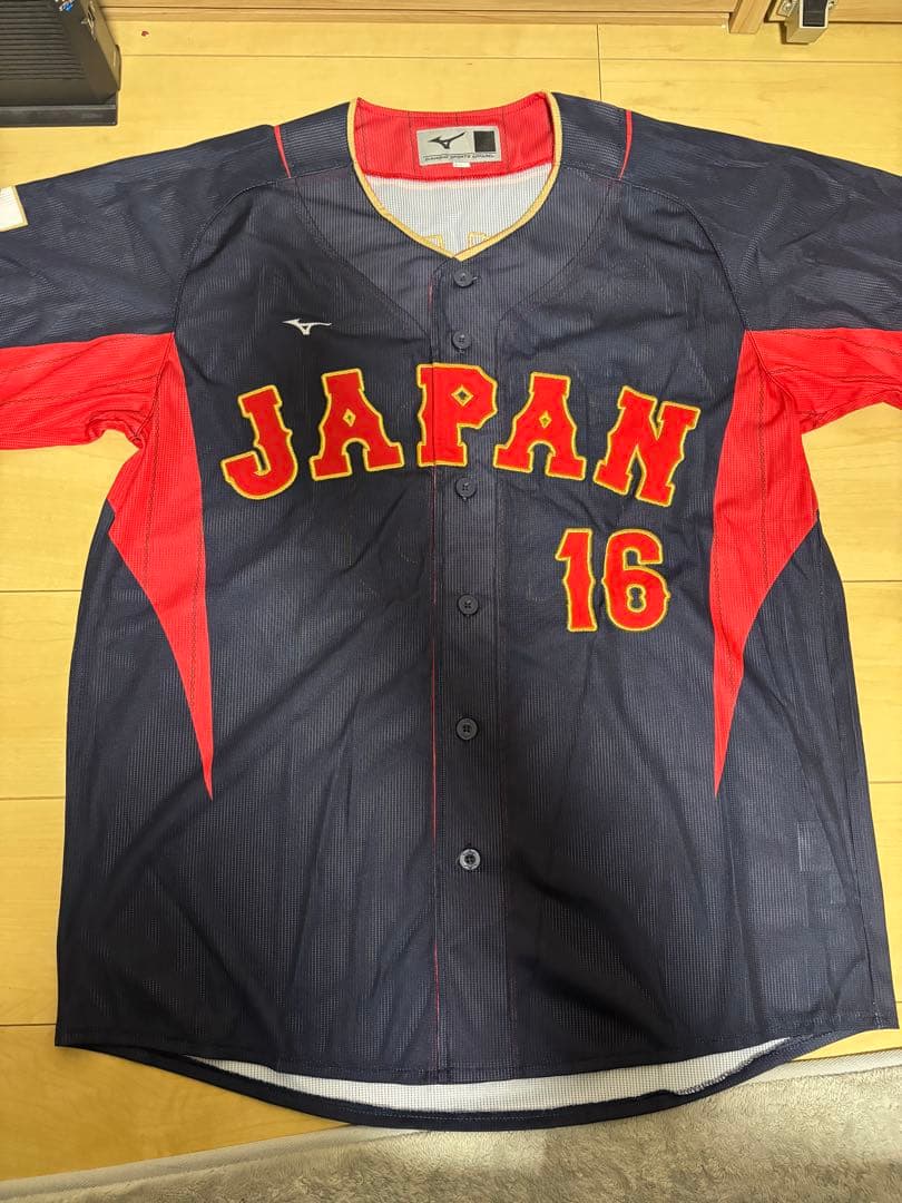 侍ジャパン 侍JAPAN WBC 大谷翔平 ユニフォーム ビジター ミズノ L