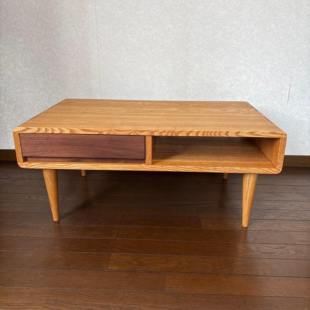 【良品】ACTUS RELIEF リビングテーブル ローテーブル
