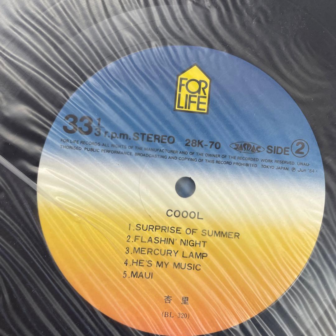 【LPレコード】 杏里 /COOOL 美品‼️