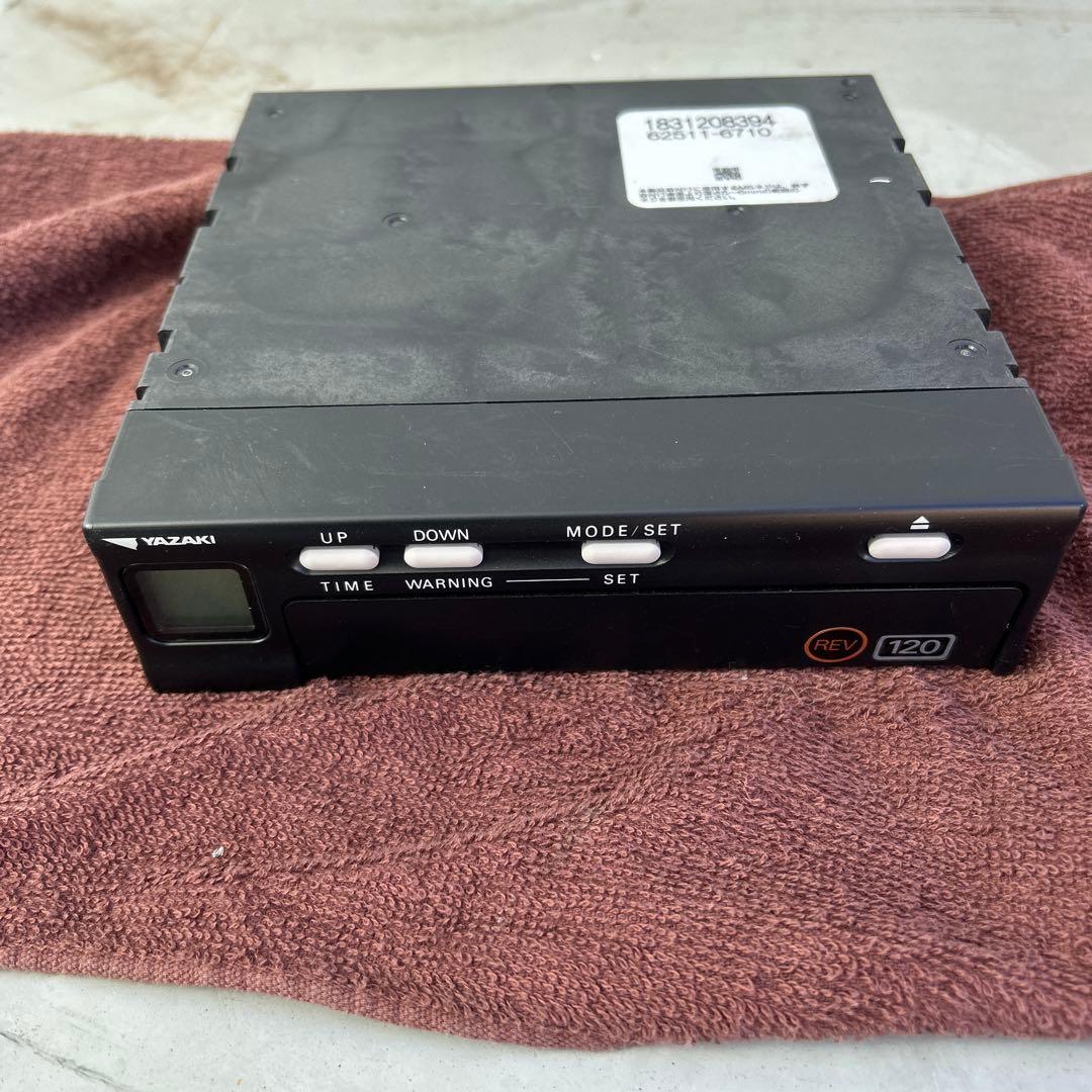 YAZAKI 矢崎　アナログタコメーター 120W-RS タコグラフ