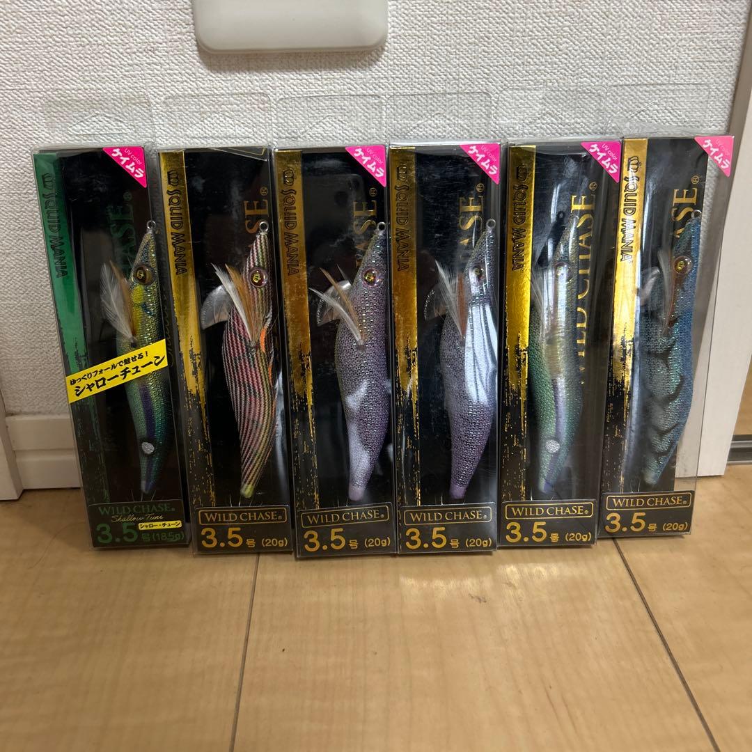 スクイッドマニア　WILD CHASE 3.5インチ エギ6個セット