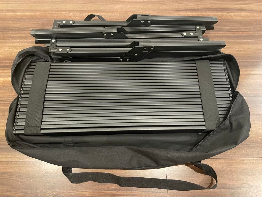 美品　【FIELDOOR】アルミロールテーブル