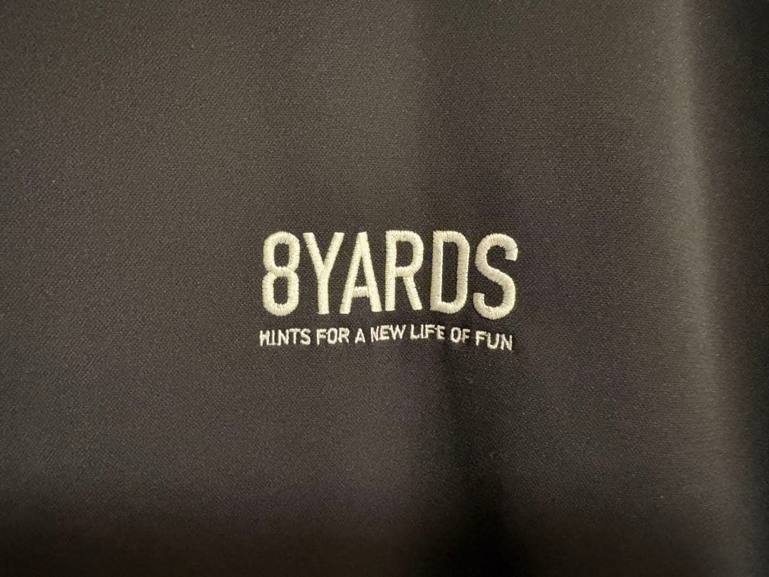 8YARDS☆モックネックプルオーバー XLサイズブラック