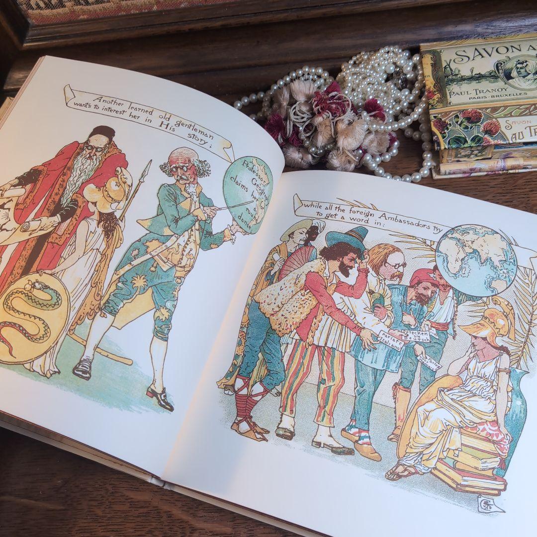ウォルター・クレイン絵本　三つのRの物語　アンティーク絵本