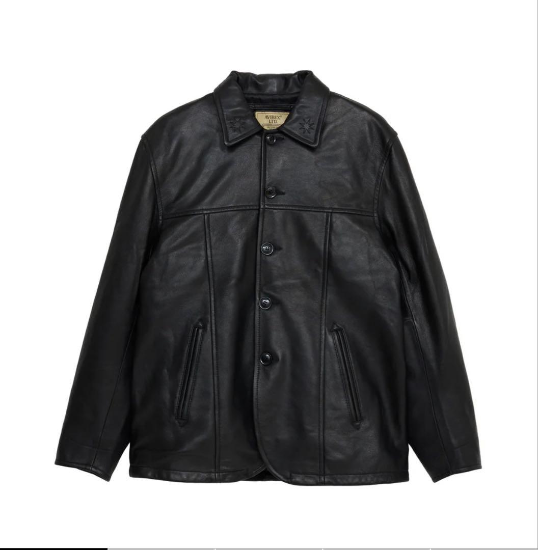 新作 GDC x AVIREX Lether Carcoat XL ブラック