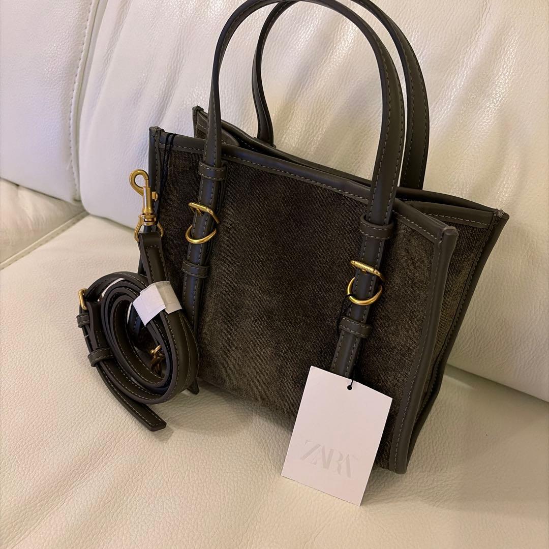 ZARA ザラ　２ウェイミニトートバック（新品）